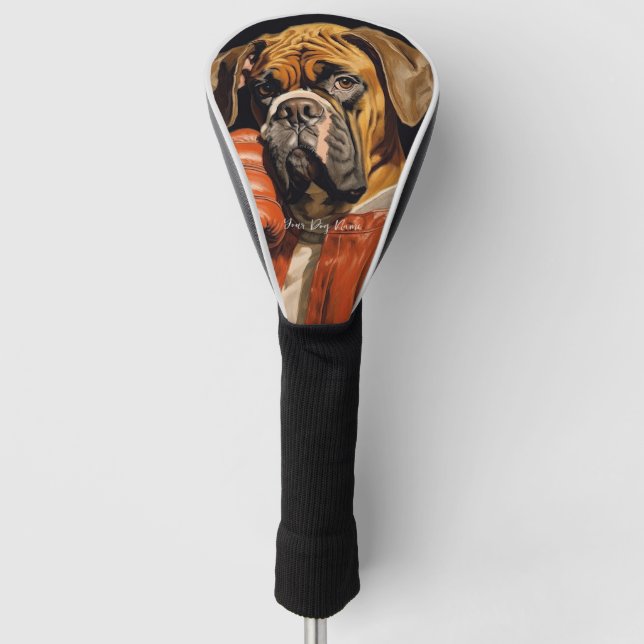 Couvre-club De Golf Le Chien Boxer 002 - Odessa Leyendecker (Devant)