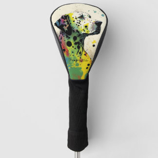 Couvre-club De Golf Le chien dalmate - Composition 004