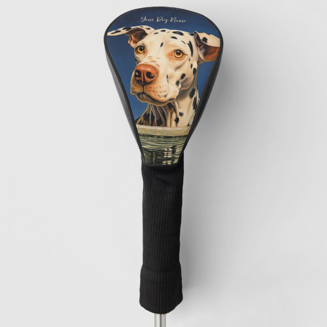 Couvre-club De Golf Le Chien Dalmatien 001 - Odessa Leyendecker (Devant)