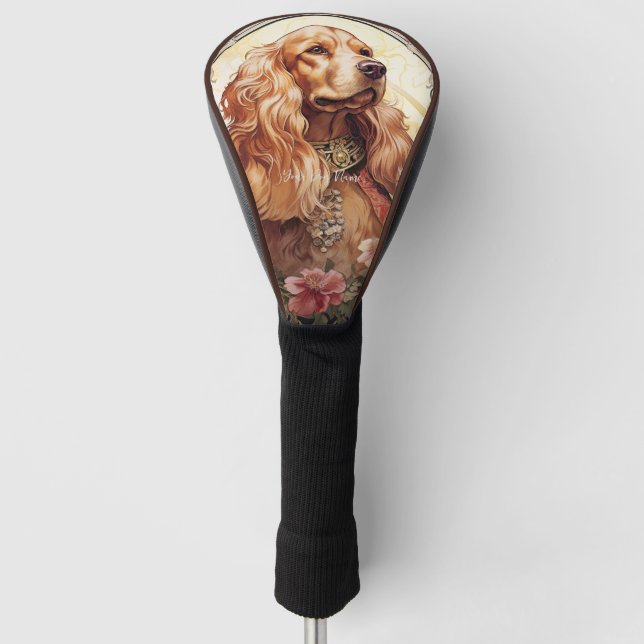 Couvre-club De Golf Le Cocker Spaniel Dog 003 - Natalia Mucha (Devant)