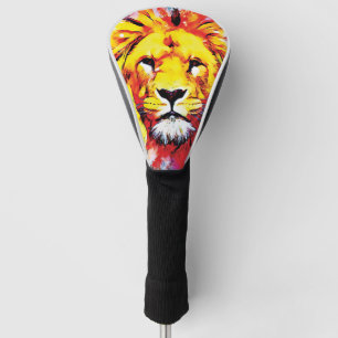 Couvre-club De Golf Le visage du lion