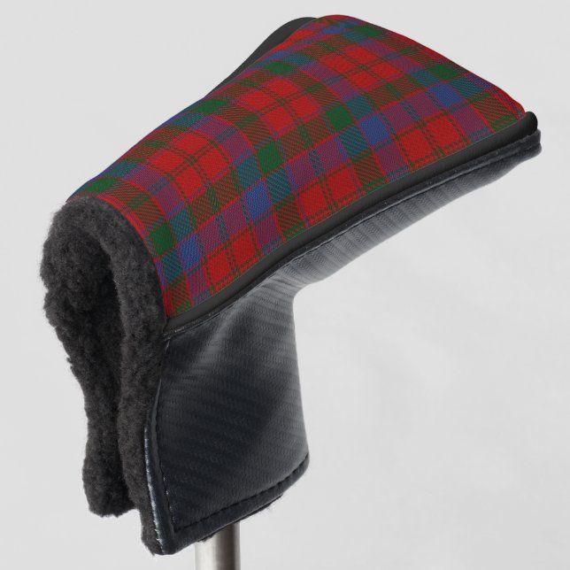 Couvre-club De Golf L'écossais colore le plaid de tartan de robe (Devant 3/4)