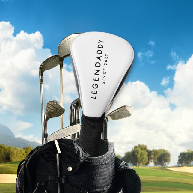 Couvre-club De Golf Legendaddy pour légendaire papas simple minimalist (Créateur téléchargé)