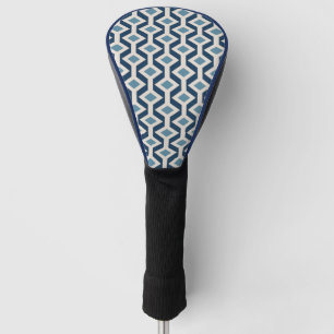 Couvre-club De Golf L'ère atomique a inspiré le motif géométrique