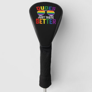 Couvre-club De Golf Les mecs goûtent juste mieux Funny Gay LGBT Pride