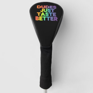 Couvre-club De Golf Les mecs goûtent mieux Gay pride arc-en-ciel LGBTQ