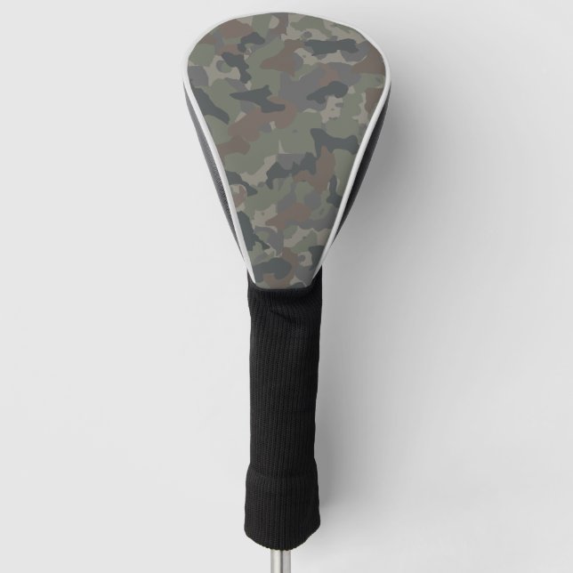 Couvre-club De Golf Les militaires camouflent (Devant)