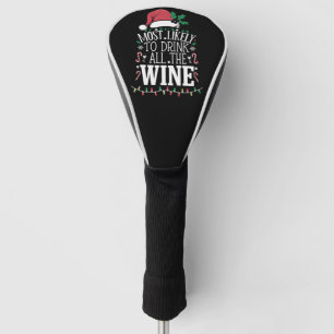 Couvre-club De Golf Les Plus Susceptibles De Boire Noël Toute La Famil