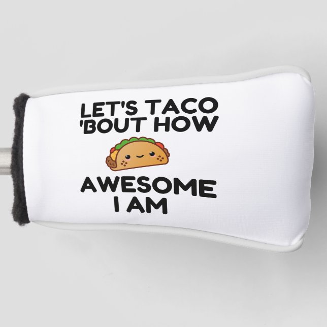 Couvre-club De Golf Let's Taco 'Bout (Devant)