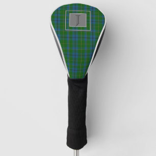 Couvre-club De Golf LETTRE MONogram JOHNSTON Tartan Johnstone J