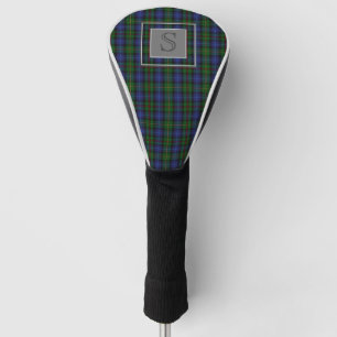 COUVRE-CLUB DE GOLF LETTRE S MONOGRAPHIQUE SMITH TARTAN DONS