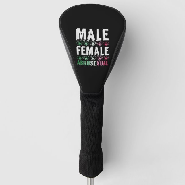 Couvre-club De Golf LGBT Pride Cadeau Homme Femme Abrosexuel (Devant)