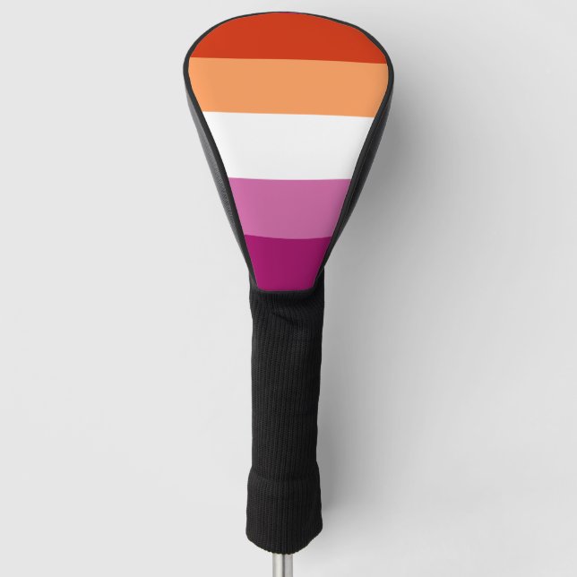 Couvre-club De Golf LGBTQ+ Lesbian Flag Stripes Pride - (Devant)