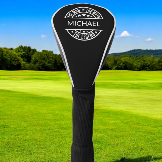 Couvre-club De Golf L'Homme Le Mythe La Légende Drôle Nom Personnalisé (Créateur téléchargé)