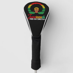 Couvre-club De Golf Liberté noire, c'est libre depuis 1865 Juneteenth