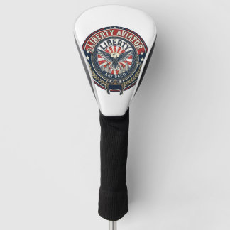 Couvre-club De Golf Liberty Aviator Patriotique Patriotique Aviation V