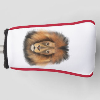 Couvre-club De Golf lion aquarelle Leo roi safari animal jungle chat 