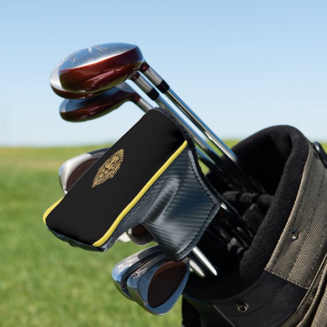COUVRE-CLUB DE GOLF LION D'OR SUR ARRIÈRE - PLAN NOIR (In Situ)