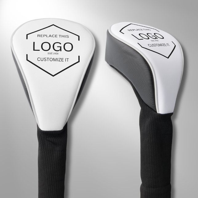 Couvre-club De Golf Logo Arrière - plan blanc Promotion commerciale (Créateur téléchargé)
