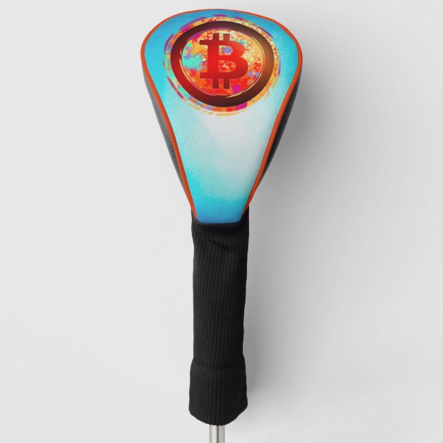 Couvre-club De Golf Logo Bitcoin (Devant)