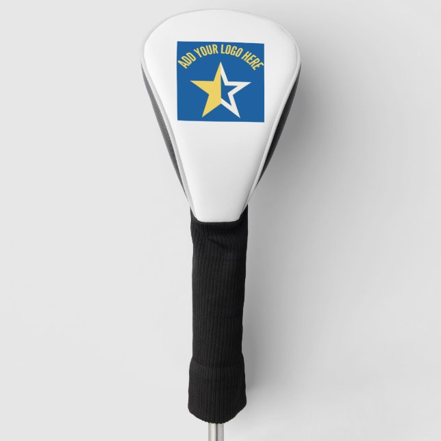 Couvre-club De Golf Logo d'entreprise personnalisé (Devant)