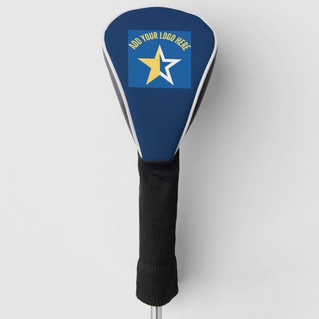 Couvre-club De Golf Logo d'entreprise personnalisé Couverture de tête  (Devant)