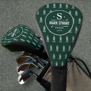 Couvre-club De Golf Logo/Monogramme golfeur vie golf vert