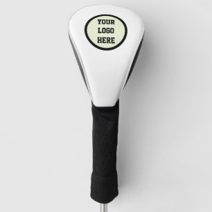 Couvre-club De Golf Logo Personnalisé Modern Black Business Company