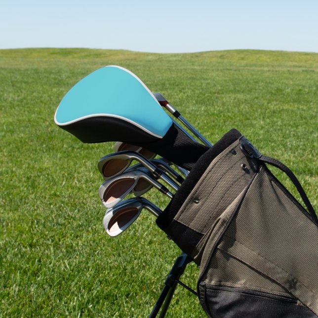 Couvre-club De Golf Lumière bleu clair de couleur solide (In Situ)