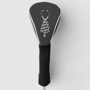 Couvre-club De Golf Lumières de sapin de Noël fournitures médicales st