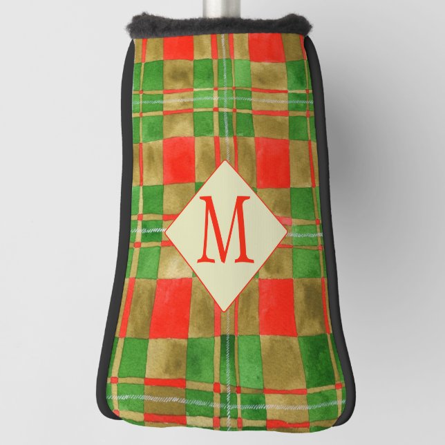 Couvre-club De Golf MAC GREGOR TARTAN Golf Putter Cover + Initiale (Tourné à 90°)