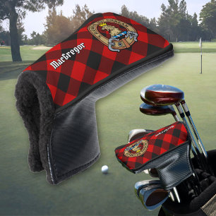 Couvre-club De Golf MacGregor Crest sur Rob Roy Tartan