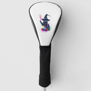 Couvre-club De Golf Magie de chat Wizard