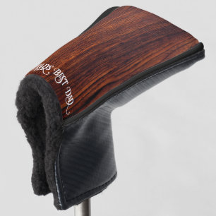 Couvre-club De Golf Mahogany foncé mondes de grains de bois meilleur p