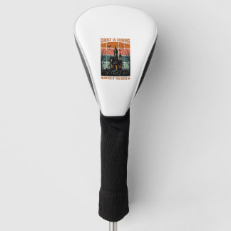 Couvre-club De Golf Maison Hantée Vintage Ghost Arrive Halloween Dé