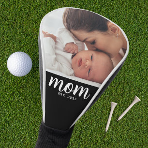 Couvre-club De Golf Maman a établi une photo de script moderne