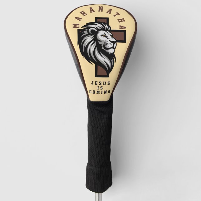 Couvre-club De Golf Maranatha Jesus is coming Golf Head Cover (Devant)