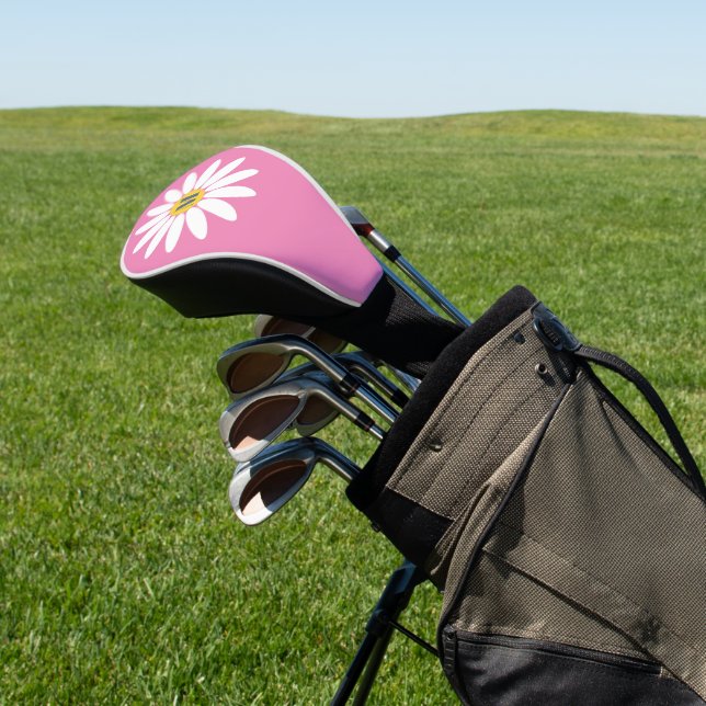 Couvre-club De Golf Marguerite avec Monogramme (In Situ)