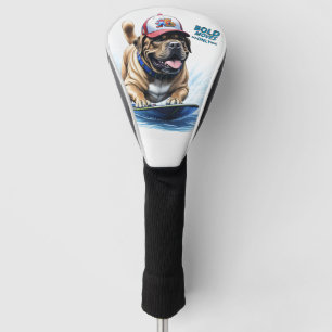 Couvre-club De Golf Mastiff Dogue anglais planche de surf vacances