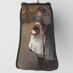 Couvre-club De Golf Matchstick Girl pauvre rue Urchin Pauvreté urbaine