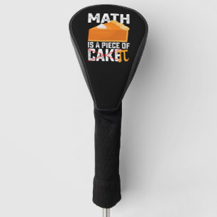 Couvre-club De Golf Math Est Une Pièce De Gâteau Pi Day Drôle