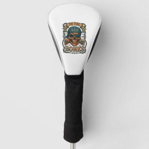 Couvre-club De Golf Mauvais crâne de pirate bandana corde os croisés