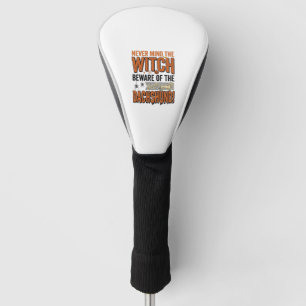 Couvre-club De Golf Méfiez-vous du T-shirt de sorcière d'Halloween de