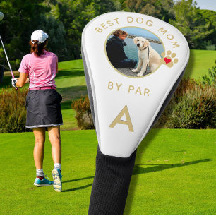 Couvre-club De Golf Meilleur Chien Maman Par Photo Personnalisé Monogr