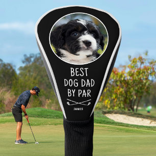 Couvre-club De Golf Meilleur Chien Papa Par Fête des pères Photo perso