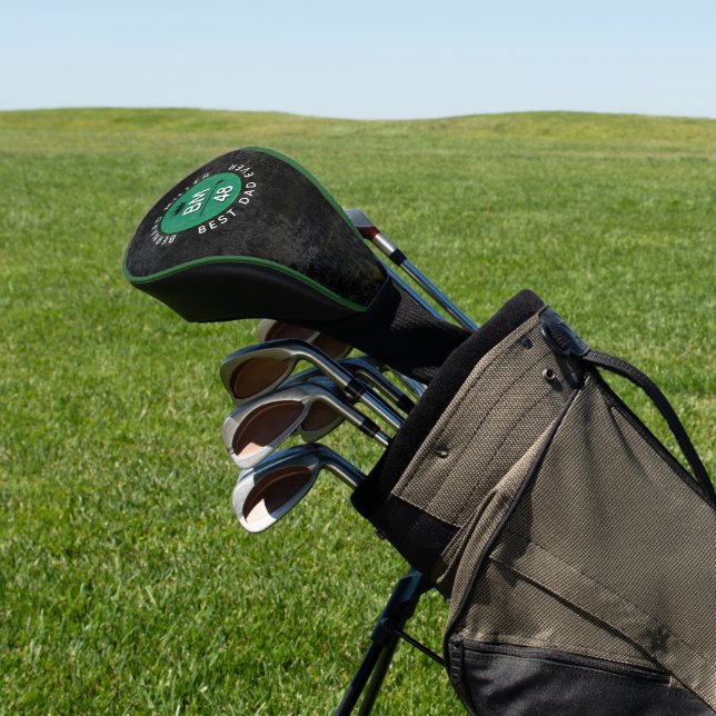 Couvre-club De Golf MEILLEUR DAD JAMAIS nom personnalisé et âge (In Situ)