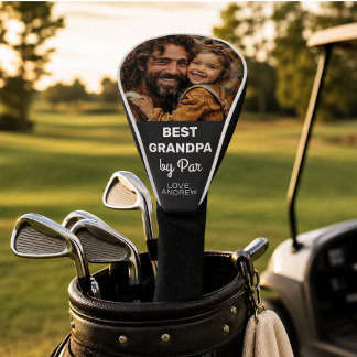 Couvre-club De Golf Meilleur Grand-Père Par Par Photo Personnalisée Fê
