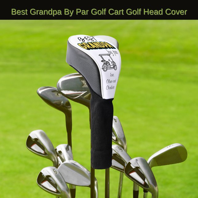 Couvre-club De Golf Meilleur Grand-Père Par Parc Golf Cart (Créateur téléchargé)