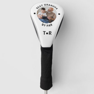 Couvre-club De Golf Meilleur Grand-Père Par Photo Monogram Golf Tête C