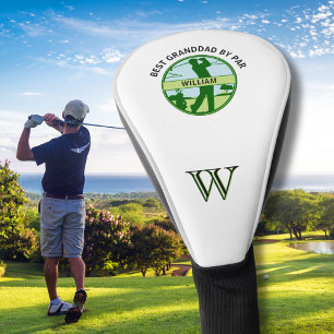 COUVRE-CLUB DE GOLF MEILLEUR GRANDDAD PAR PAR NOM MONOGRAMME PERSONNAL